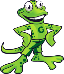 Gecko Host mascot