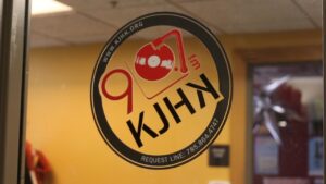 KJHK 90.7 FM Studio