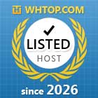 Listed on WHTop.com, biggest web hosting directory!